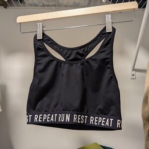 Old Navy Active GO-DRY Sports Bra S, Black